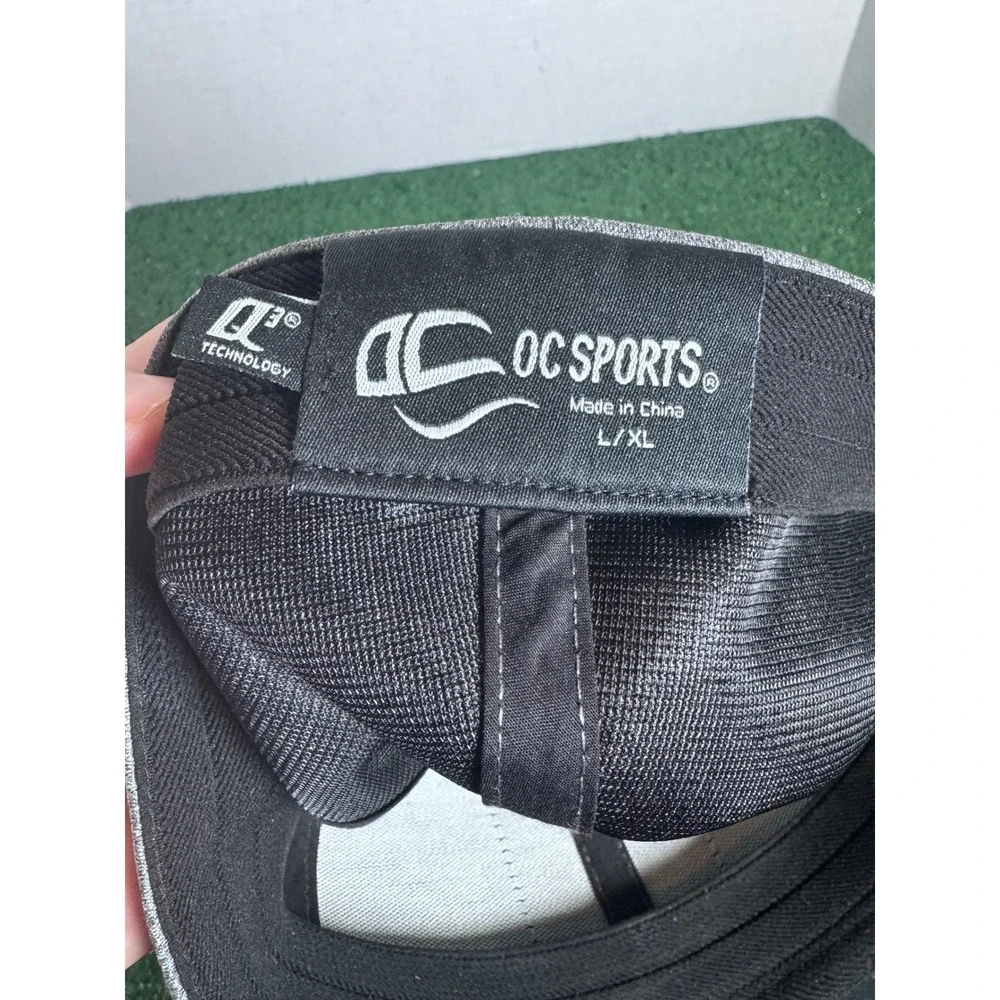 Ballparks America Baseball Cap Hat Gray Navy Blue OC Sports L/XL‎ Branson